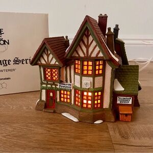 Department 56 Heritage Dickens Village Series 1992 Hembleton Pewterer 5800-9 Box